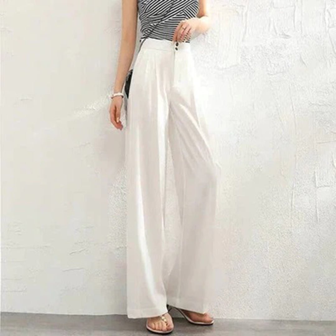 Women’s Wide Leg Linen Trousers