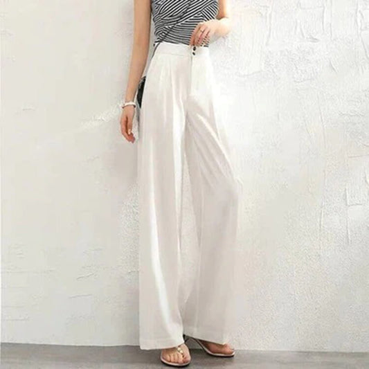 Women’s Wide Leg Linen Trousers