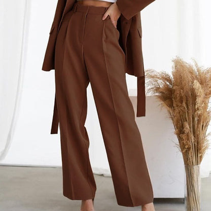 Women’s Pleated Wide Leg Trousers