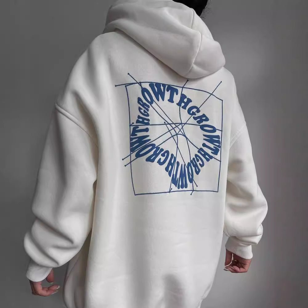 Women's Oversized Graphic Print Hoodie