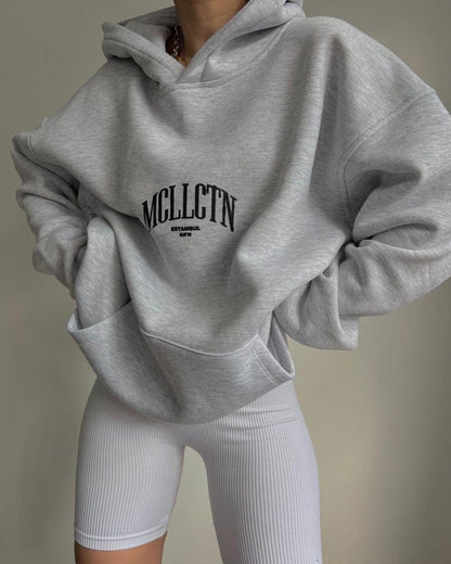 Women's Oversized Graphic Print Hoodie