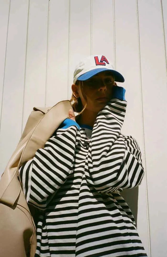 Women's Relaxed Striped Knit Jumper