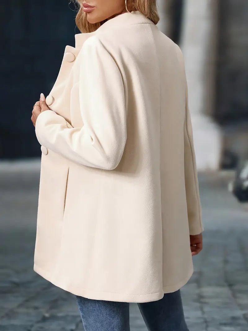 Women's Mid-Length Stand Collar Coat