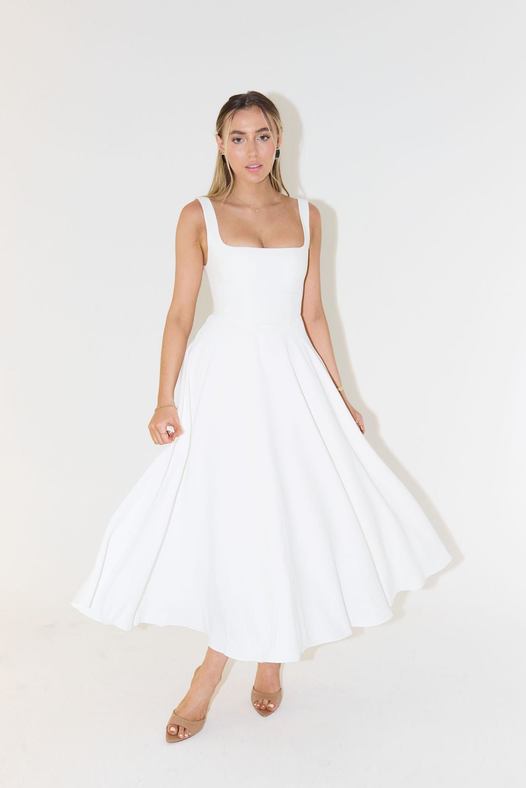 Women's Elegant Pleated Dress