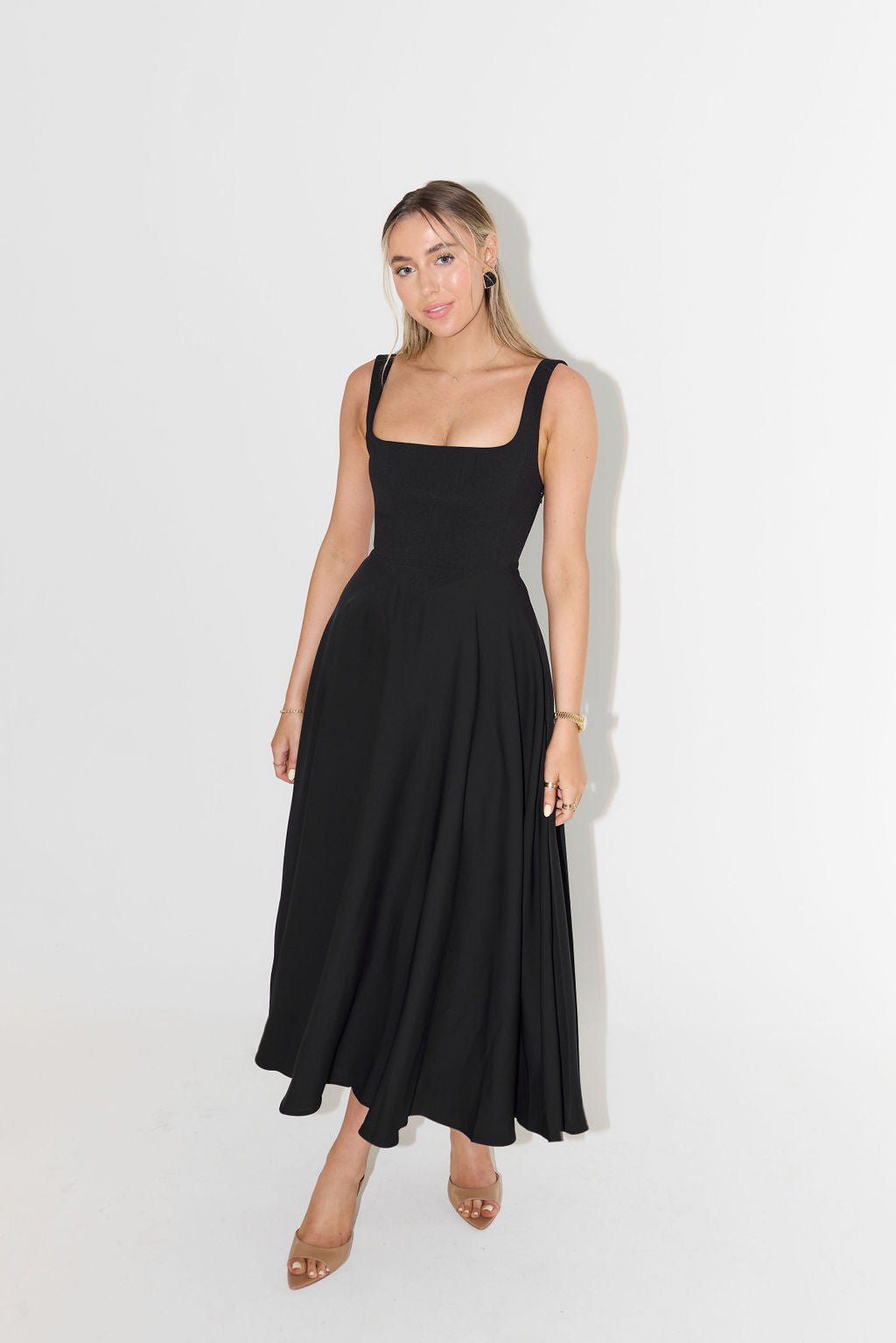 Women's Elegant Pleated Dress