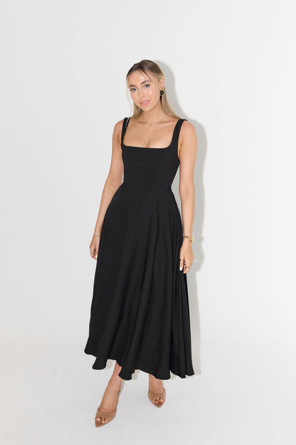 Women's Elegant Pleated Dress