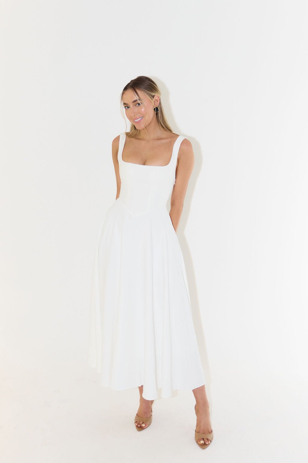 Women's Elegant Pleated Dress