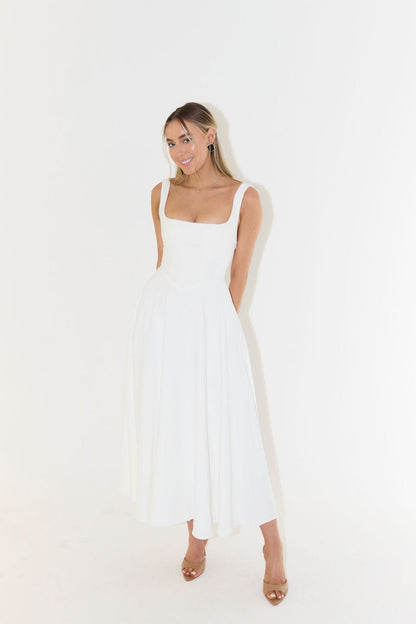 Women's Elegant Pleated Dress