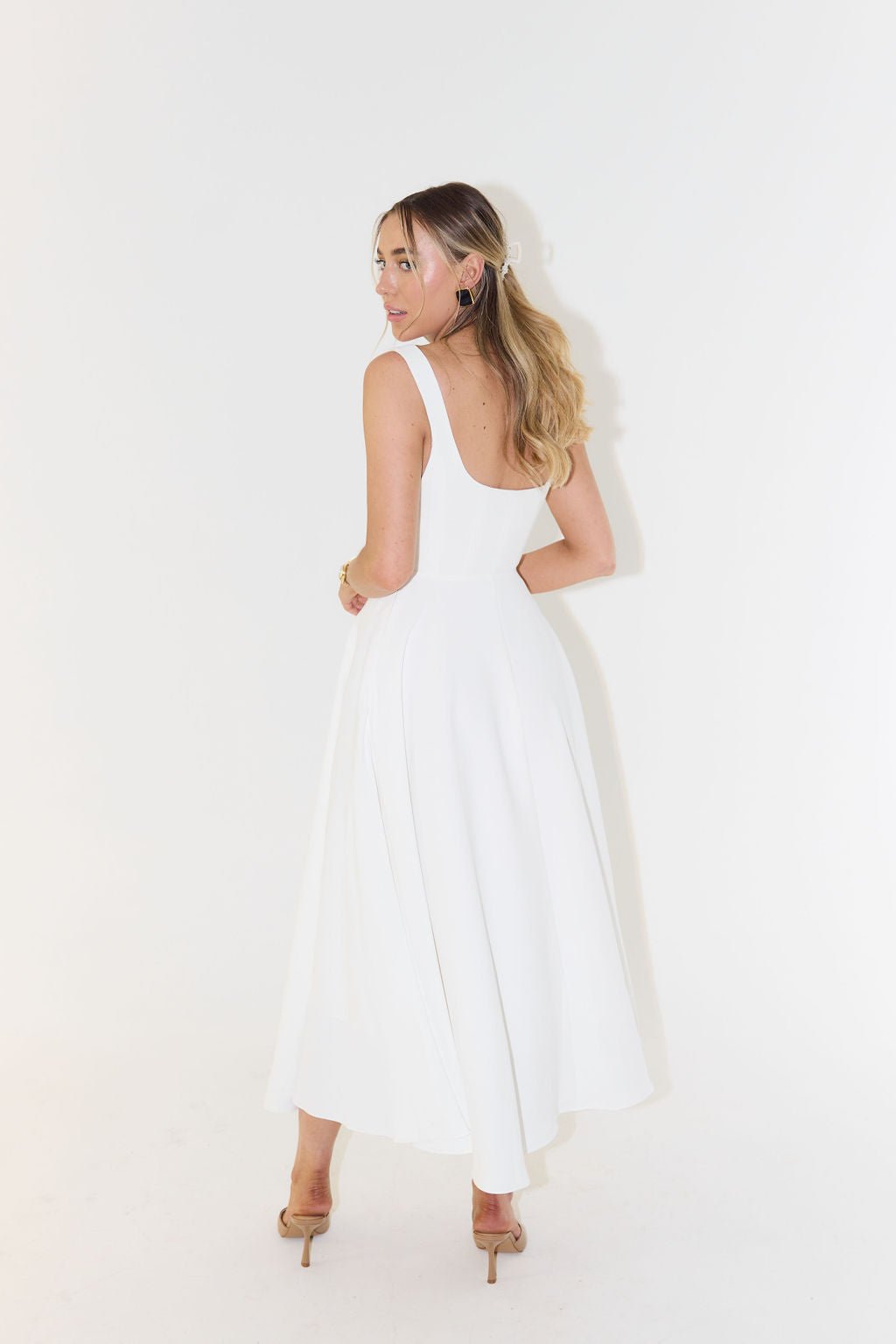 Women's Elegant Pleated Dress