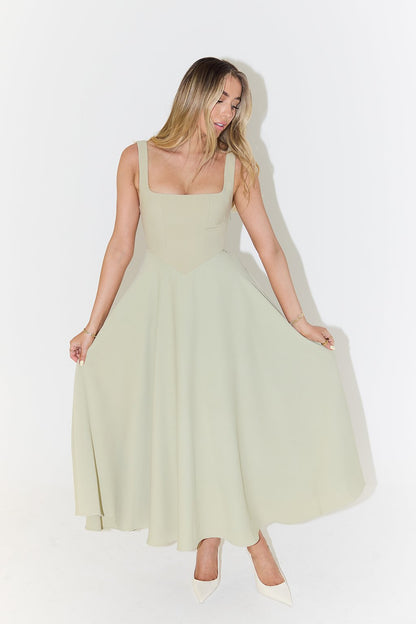 Women's Elegant Pleated Dress