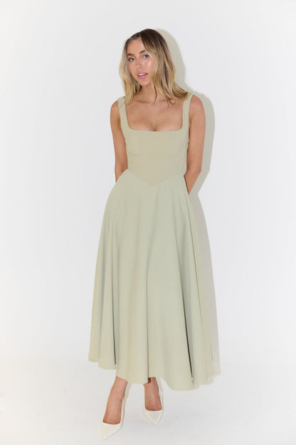Women's Elegant Pleated Dress