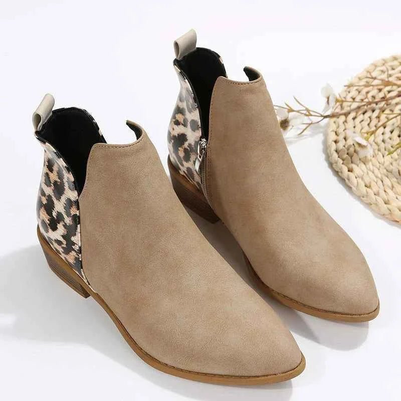 Women's Modern Block Heel Boots