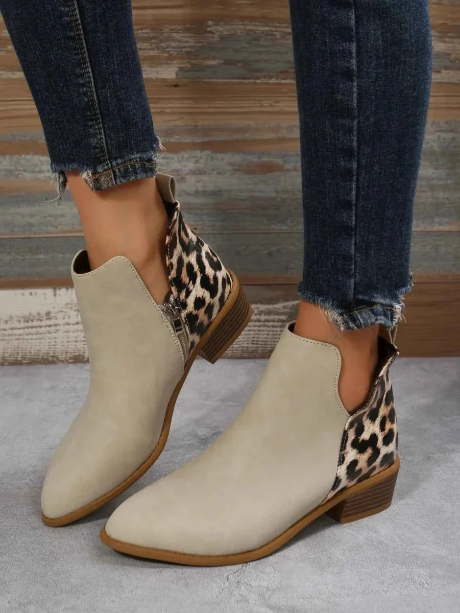 Women's Modern Block Heel Boots