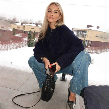 Women's Embellished High-Waist Jeans