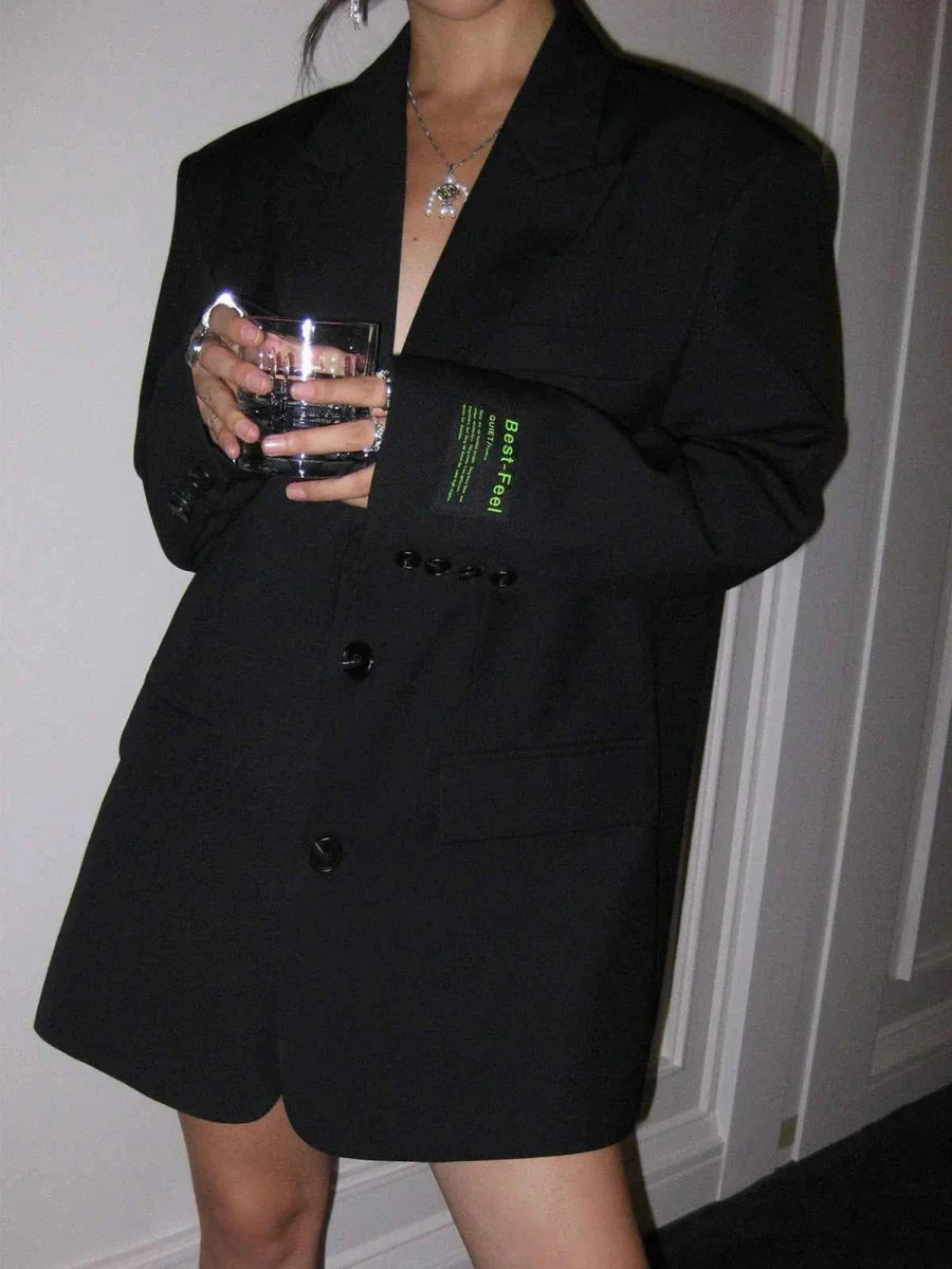 Women's Oversized Classic Tailored Blazer