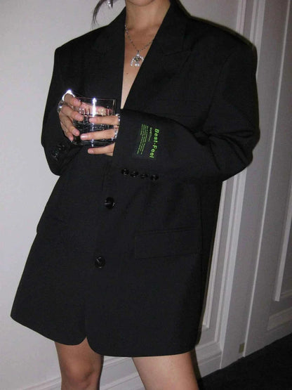 Women's Oversized Classic Tailored Blazer