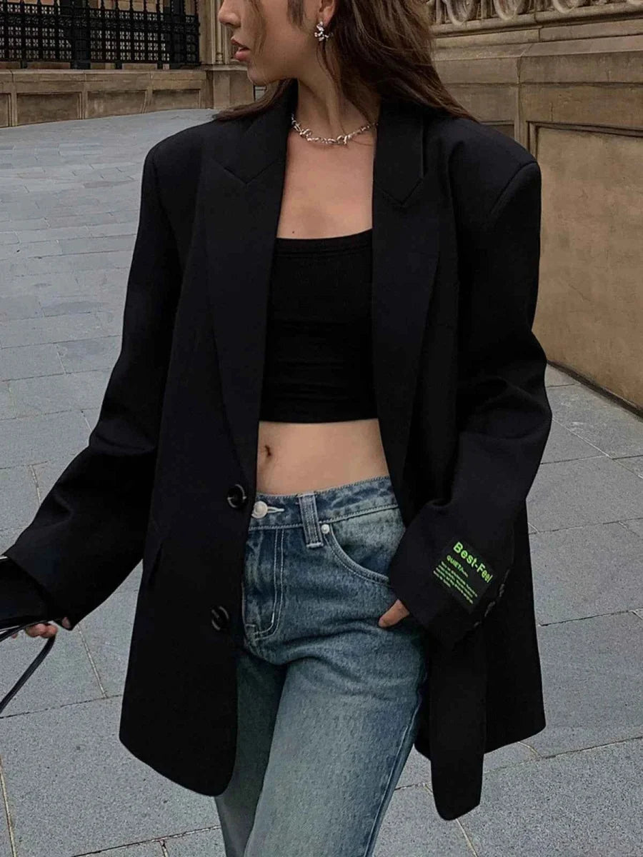 Women's Oversized Classic Tailored Blazer