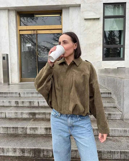 Women's Oversized Relaxed Everyday Jacket