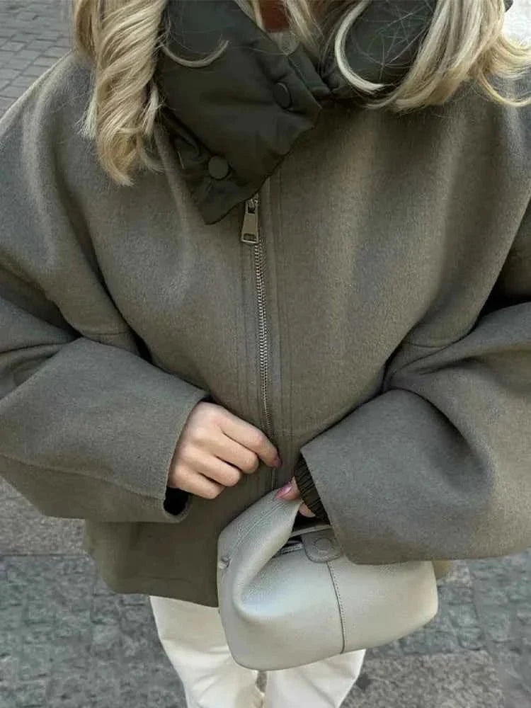 Women's Hooded Oversized Quilted Jacket
