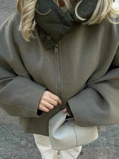 Women's Hooded Oversized Quilted Jacket