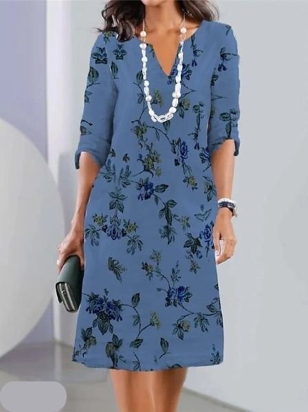 Women’s Floral A Line Midi Dress