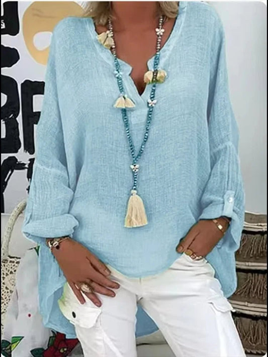 Women's Plus Size Relaxed Blouse