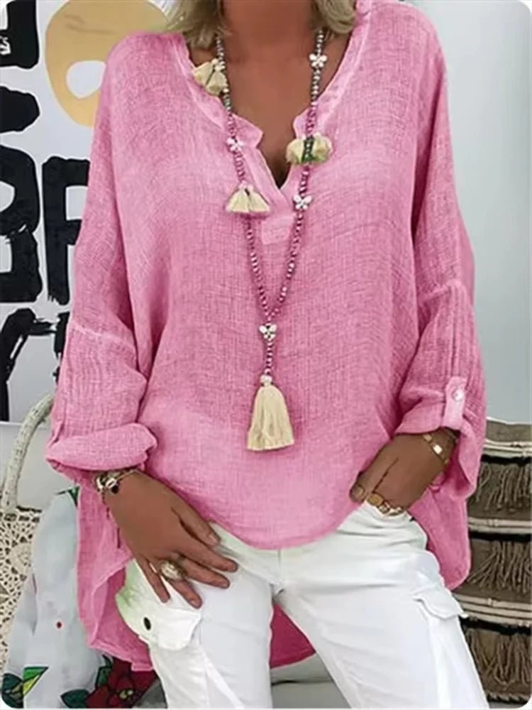Women's Plus Size Relaxed Blouse