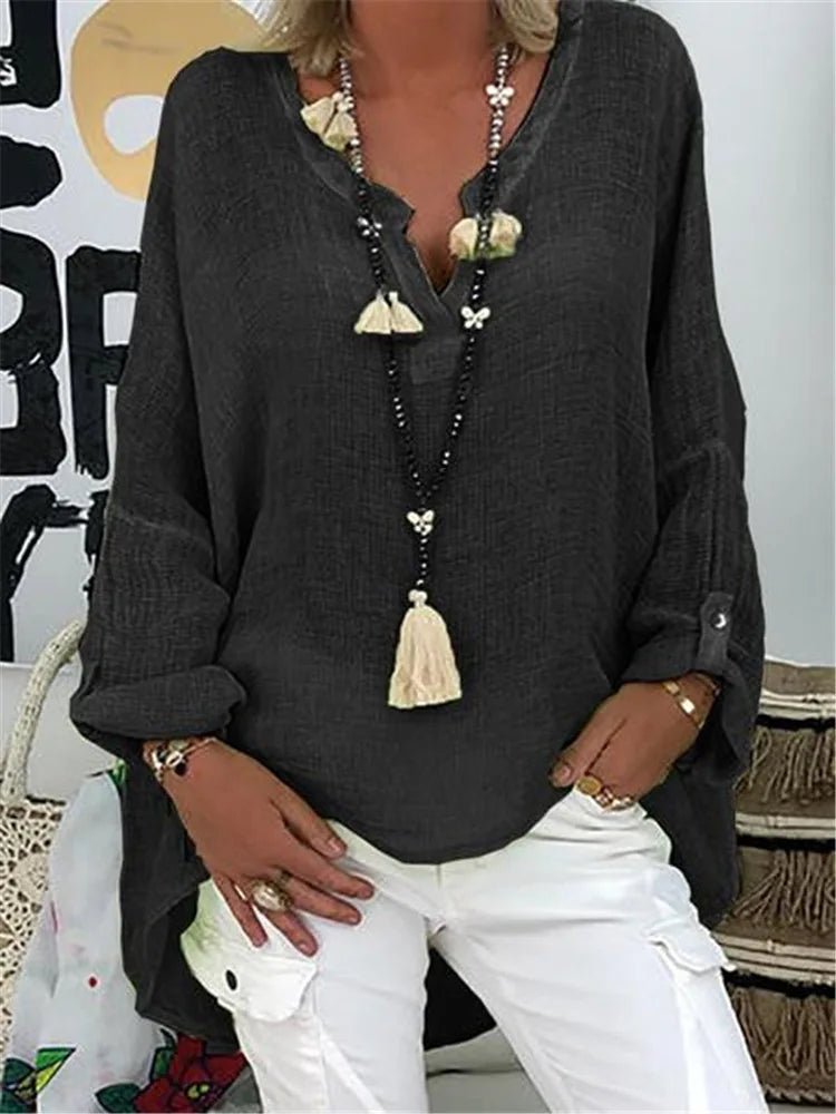 Women's Plus Size Relaxed Blouse
