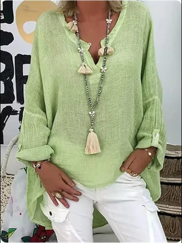 Women's Plus Size Relaxed Blouse