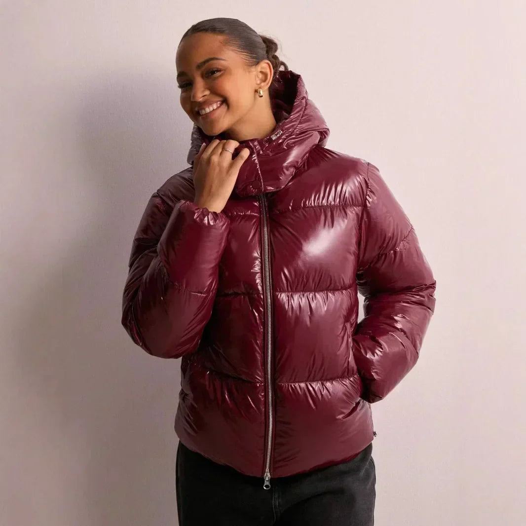 Women's Short Hooded Puffer Jacket