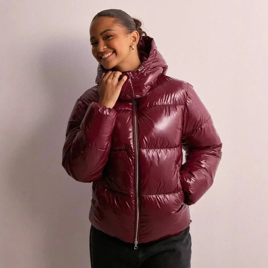 Women's Short Hooded Puffer Jacket