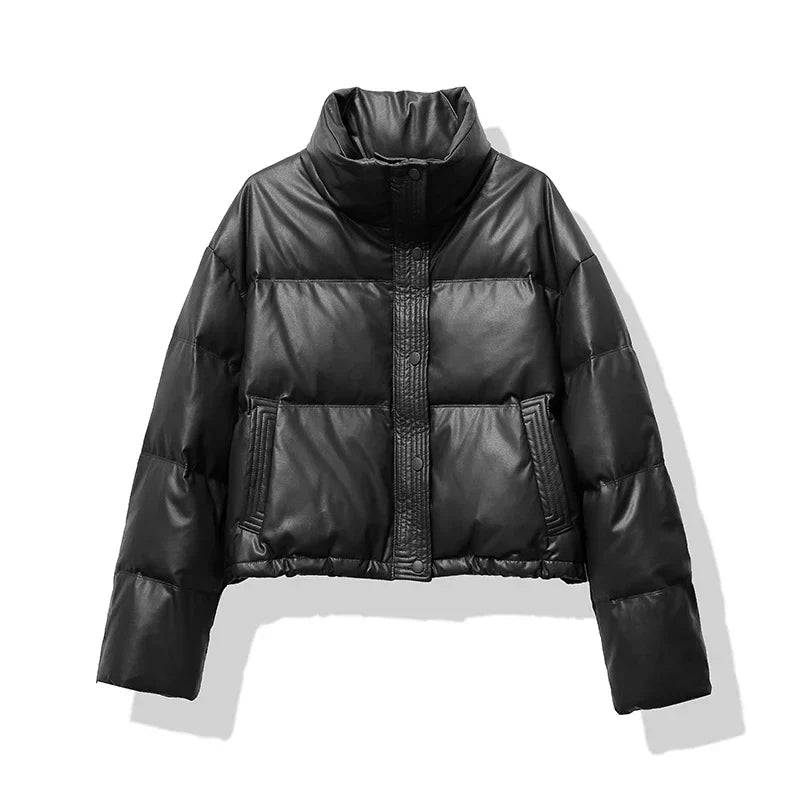 Women's Oversized High Collar Puffer
