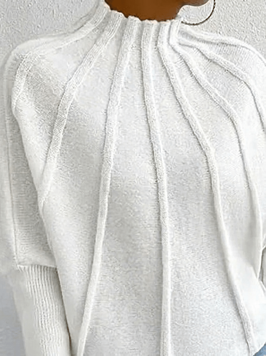 Women's Stand Collar Knit Jumper