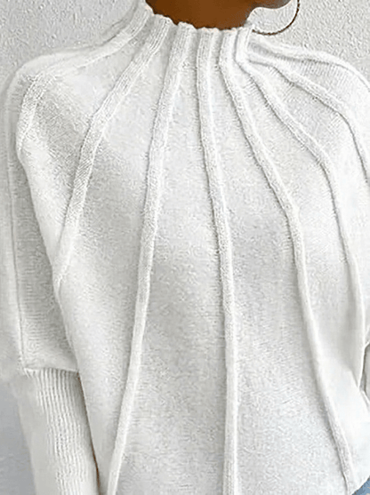 Women's Stand Collar Knit Jumper