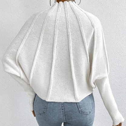 Women's Stand Collar Knit Jumper