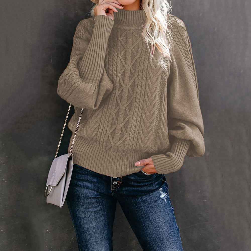 Women's Fitted Roll Neck Jumper