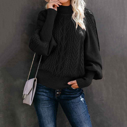 Women's Fitted Roll Neck Jumper