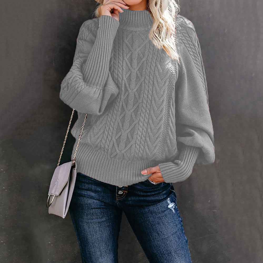 Women's Fitted Roll Neck Jumper