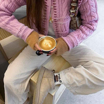 Women's Corduroy Wide Leg Trousers