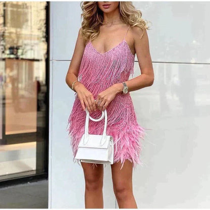 Women's Sequin Cocktail Mini Dress