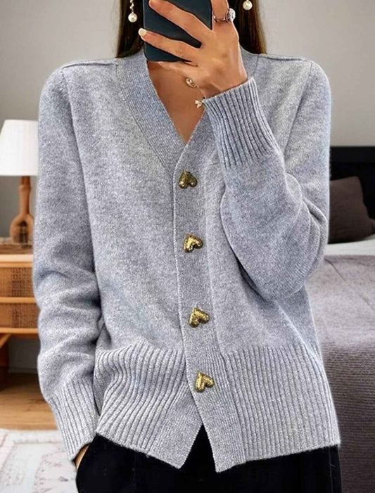 Women's Classic Button Knit Cardigan