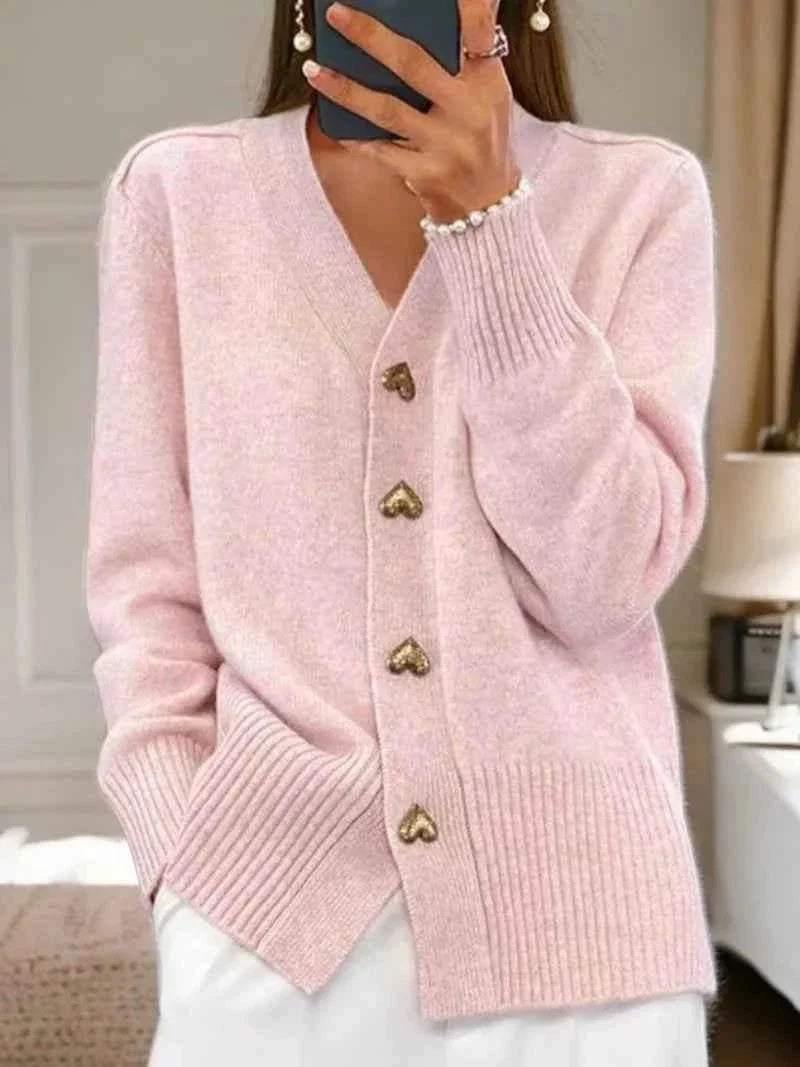 Women's Classic Button Knit Cardigan
