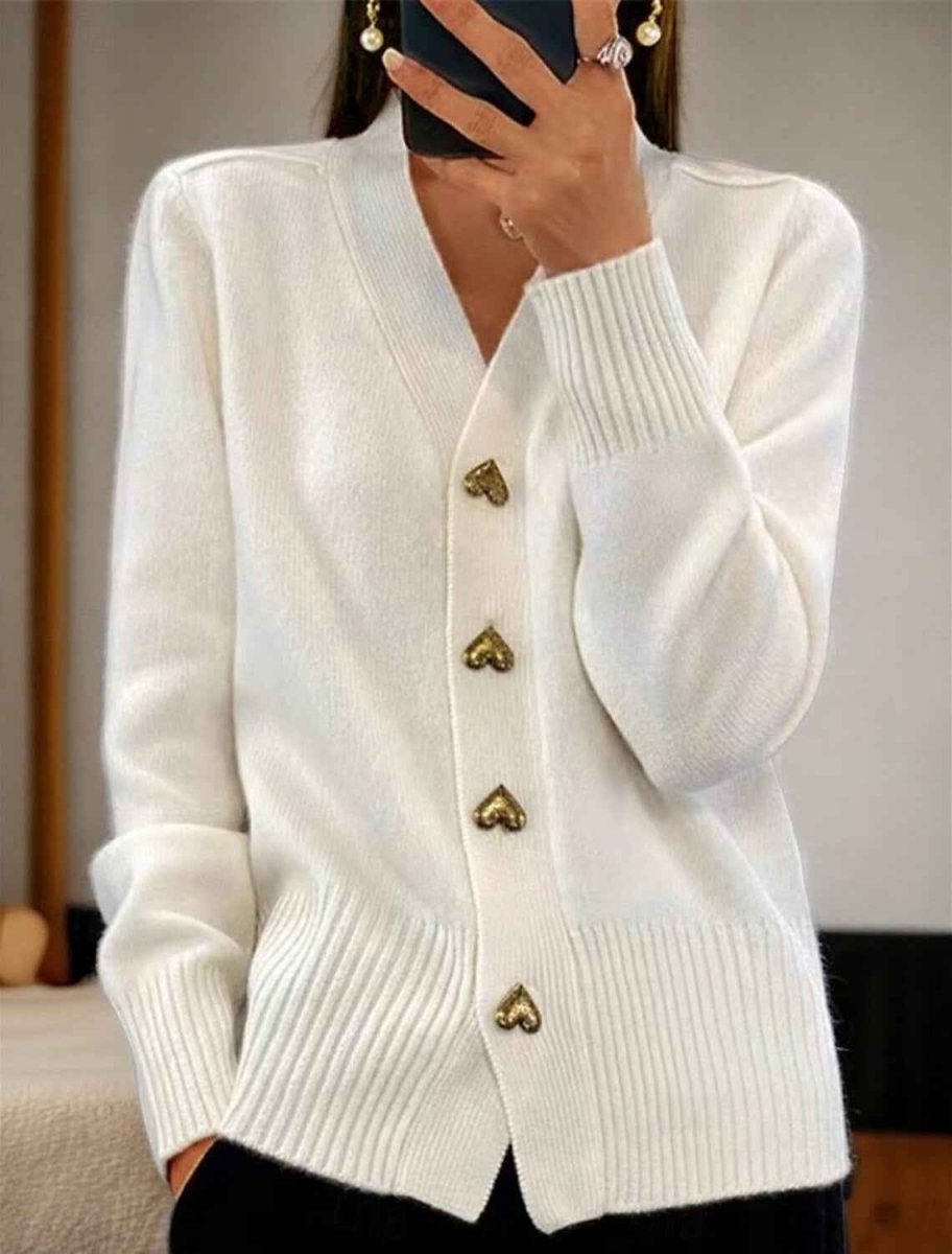 Women's Classic Button Knit Cardigan