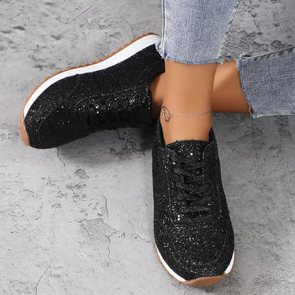 Women's Lace Up Casual Trainers