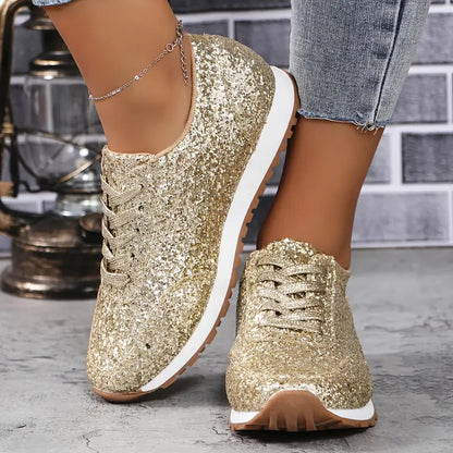 Women's Lace Up Casual Trainers