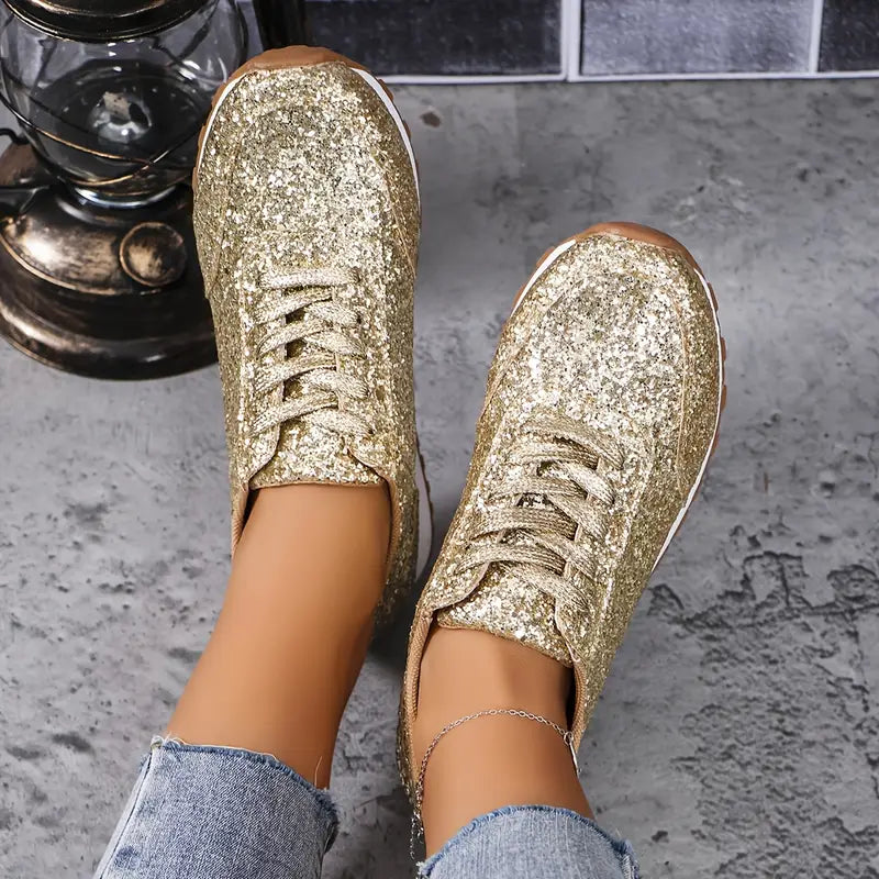 Women's Lace Up Casual Trainers