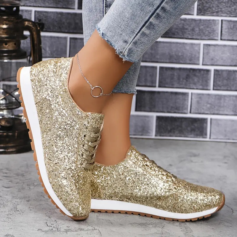 Women's Lace Up Casual Trainers