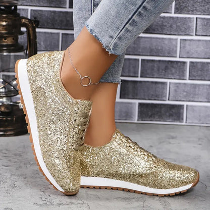 Women's Lace Up Casual Trainers