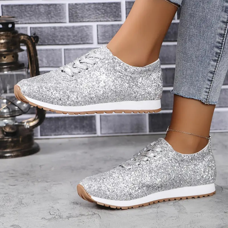 Women's Lace Up Casual Trainers