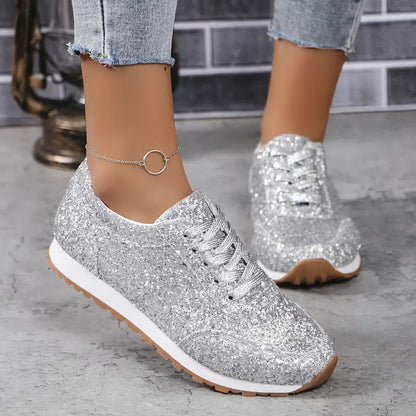 Women's Lace Up Casual Trainers